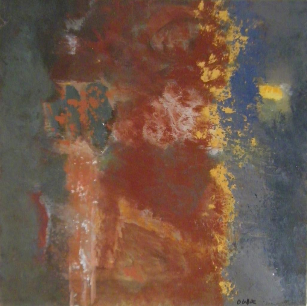 Vibration dorée   50cms X 50